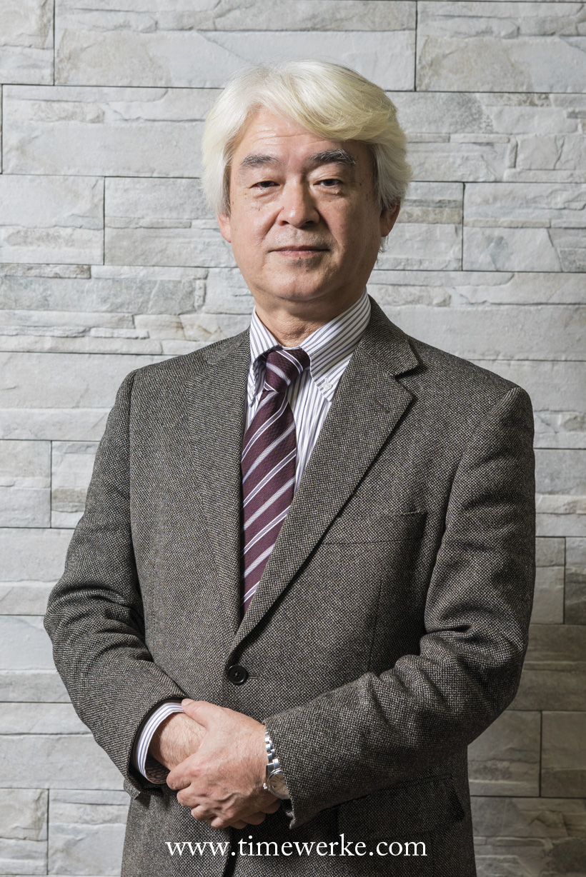 Noboru Kosugi, Designer, Seiko Instruments Inc., Design Division. In 2014, he was recognized as a Contemporary Master Craftsman by the Japanese government. In April 2016, Kosugi was awarded the Medal with Yellow Ribbon by the Japanese government. Kosugi was responsible for the overall design of the Credor Fugaku Tourbillon and was in charge of design of the Grand Seiko Hi-Beat SBGJ005 which secured the Petite Aguille prize at the 2014 Grand Prix d’Horlogerie de Genève. Photo: © Seiko