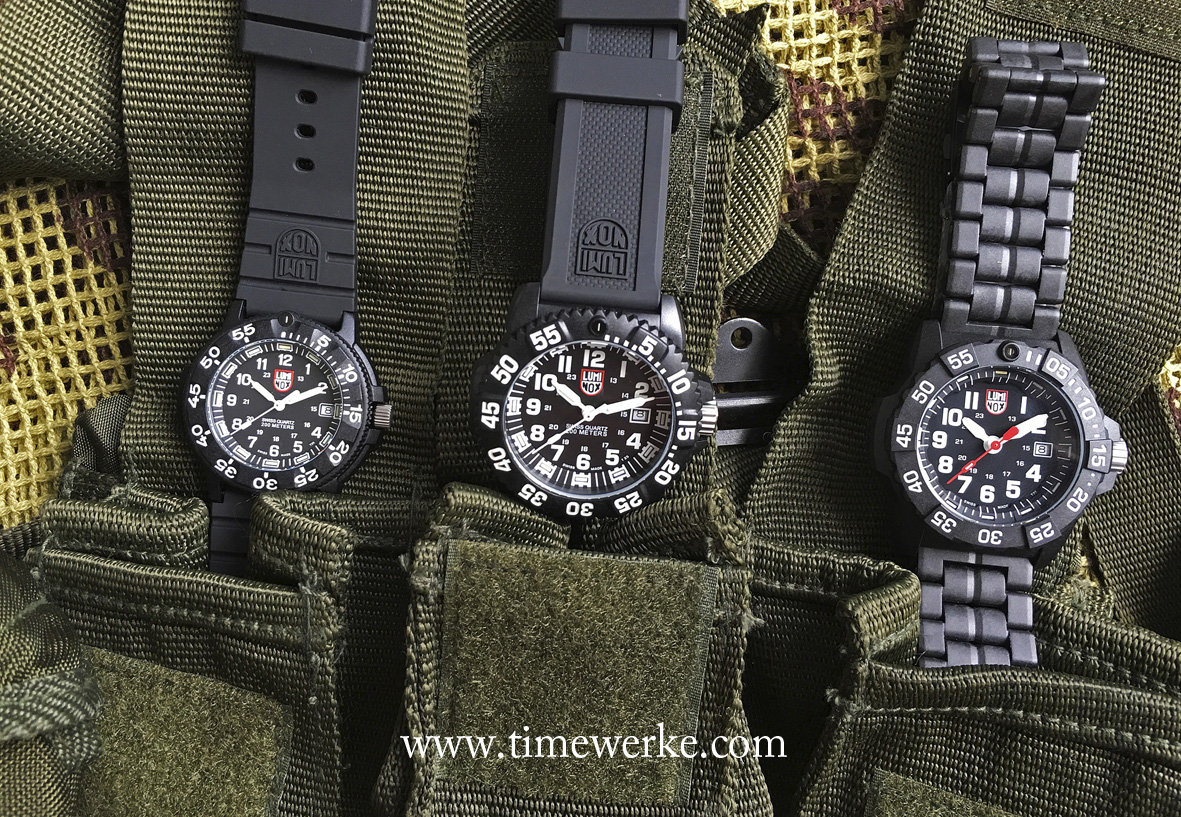 From left-to-right: Luminox 3000 Series (launched in 1994), Luminox ...